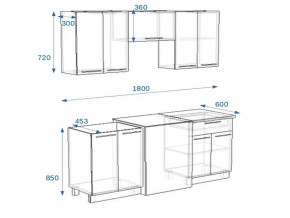 Кухонный гарнитур 1Р РоялВуд 1800 мм в Миньяре - minyar.mebel74.com | фото 2