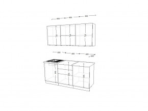 Кухонный гарнитур 23 Лофт 1800 мм в Миньяре - minyar.mebel74.com | фото 2