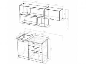 Кухонный гарнитур Алина экстра 1700 мм в Миньяре - minyar.mebel74.com | фото 5