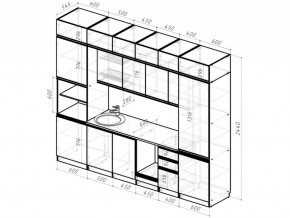 Кухонный гарнитур Амели люкс 3000 мм в Миньяре - minyar.mebel74.com | фото 6