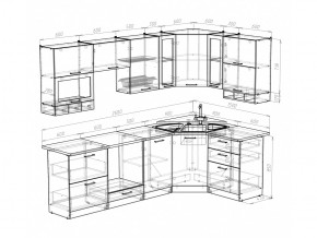 Кухонный гарнитур Кира гранд оптима 2600х1500 мм в Миньяре - minyar.mebel74.com | фото 5