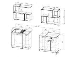 Кухонный гарнитур Лариса макси 5 1800 мм в Миньяре - minyar.mebel74.com | фото 6