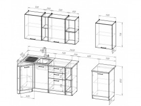 Кухонный гарнитур Лариса прайм 4 900х2000 мм в Миньяре - minyar.mebel74.com | фото 6