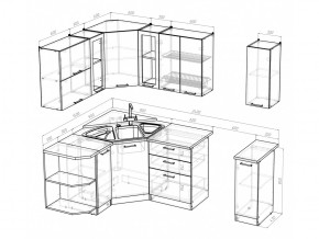 Кухонный гарнитур Лира оптима 1500х1800 мм в Миньяре - minyar.mebel74.com | фото 5