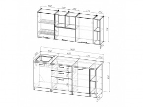 Кухонный гарнитур Надежда макси 4 1800 мм в Миньяре - minyar.mebel74.com | фото 3