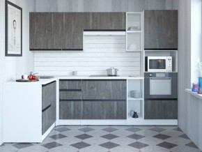 Кухонный гарнитур Ноктюрн мега прайм 1500х2700 мм в Миньяре - minyar.mebel74.com | фото