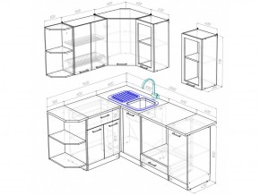 Кухонный гарнитур Ольга прайм 3 1500х2000 мм в Миньяре - minyar.mebel74.com | фото 6