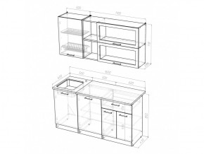 Кухонный гарнитур Татьяна стандарт 1600 мм в Миньяре - minyar.mebel74.com | фото 5