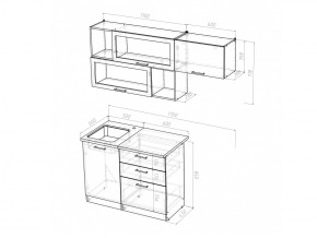 Кухонный гарнитур Яна экстра 1700 мм в Миньяре - minyar.mebel74.com | фото 5