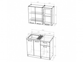 Кухонный гарнитур Инна мини 1000 мм в Миньяре - minyar.mebel74.com | фото 5