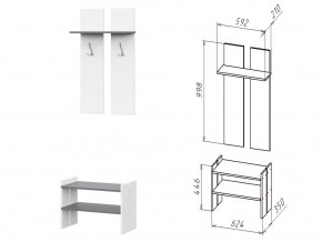 ЛНД.04 Вешалка в Миньяре - minyar.mebel74.com | фото