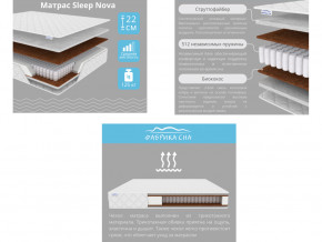 Матрас Sleep Nova шириной 1400 мм в Миньяре - minyar.mebel74.com | фото 2