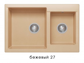 Мойка гранитная Brig-772 Бежевый 27 в Миньяре - minyar.mebel74.com | фото