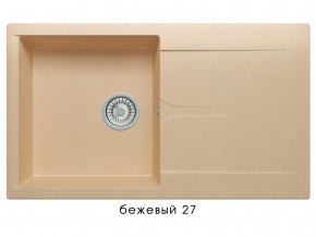 Мойка гранитная Gals-860 Бежевый 27 в Миньяре - minyar.mebel74.com | фото