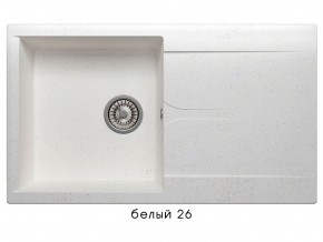 Мойка гранитная Gals-860 Белый 26 в Миньяре - minyar.mebel74.com | фото