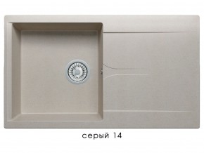 Мойка гранитная Gals-860 Серый 14 в Миньяре - minyar.mebel74.com | фото