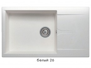 Мойка гранитная Gals-862 Белый 26 в Миньяре - minyar.mebel74.com | фото