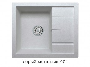 Мойка кварцевая Tolero R-107 Серый металлик 001 в Миньяре - minyar.mebel74.com | фото