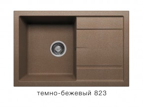 Мойка кварцевая Tolero R-112 Темно-бежевый 823 в Миньяре - minyar.mebel74.com | фото