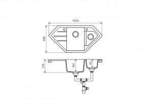 Мойка кварцевая Tolero R-114 Бежевый 101 в Миньяре - minyar.mebel74.com | фото 2