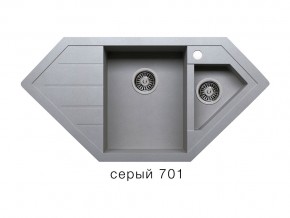 Мойка кварцевая Tolero R-114 Серый 701 в Миньяре - minyar.mebel74.com | фото