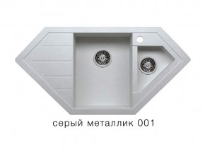 Мойка кварцевая Tolero R-114 Серый металлик 001 в Миньяре - minyar.mebel74.com | фото