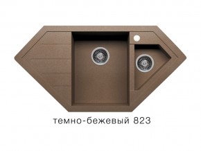 Мойка кварцевая Tolero R-114 Темно-бежевый 823 в Миньяре - minyar.mebel74.com | фото