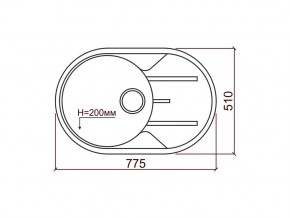 Мойка кварцевая Tolero R-116 Бежевый 101 в Миньяре - minyar.mebel74.com | фото 2