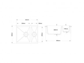 Мойка Longran Enigma ENG 555.460 15 в Миньяре - minyar.mebel74.com | фото 2