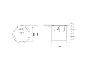 Мойка Longran Ultra ULS 460 в Миньяре - minyar.mebel74.com | фото 3