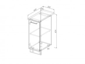 Н 30 Модуль нижний Без Столешницы МН 30 в Миньяре - minyar.mebel74.com | фото