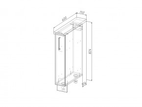 НМ 15 Модуль нижний 150 мм Без Столешницы в Миньяре - minyar.mebel74.com | фото