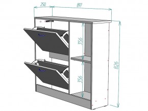 Обувница W29 в Миньяре - minyar.mebel74.com | фото 3