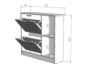 Обувница W30 в Миньяре - minyar.mebel74.com | фото 3