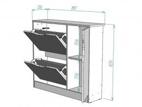 Обувница W32 в Миньяре - minyar.mebel74.com | фото 3