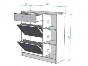 Обувница W33 в Миньяре - minyar.mebel74.com | фото 3