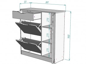 Обувница W36 в Миньяре - minyar.mebel74.com | фото 3