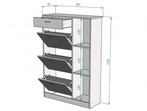 Обувница W41 в Миньяре - minyar.mebel74.com | фото 3