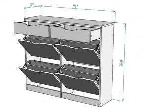 Обувница W63 в Миньяре - minyar.mebel74.com | фото 3