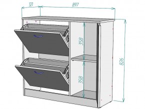 Обувница W69 в Миньяре - minyar.mebel74.com | фото 3