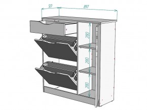 Обувница W74 в Миньяре - minyar.mebel74.com | фото 3