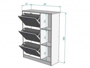 Обувница W75 в Миньяре - minyar.mebel74.com | фото 3