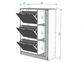 Обувница W79 в Миньяре - minyar.mebel74.com | фото 3