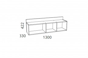 Полка Фанк НМ 011.38-01 М1 в Миньяре - minyar.mebel74.com | фото 3