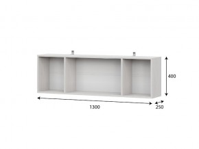 Полка навесная 1300 Серия №4 Гамма 20 венге в Миньяре - minyar.mebel74.com | фото 2