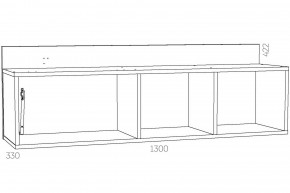 Полка Оливия НМ 011.38-01 Х в Миньяре - minyar.mebel74.com | фото 3