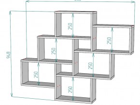 Полка S12 в Миньяре - minyar.mebel74.com | фото 3