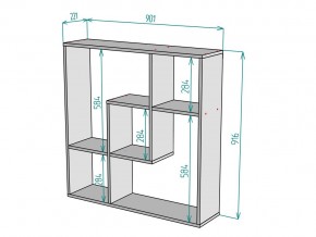 Полка S81 в Миньяре - minyar.mebel74.com | фото 3