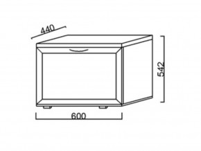 ПР-11 Тумба с мягким сиденьем в Миньяре - minyar.mebel74.com | фото