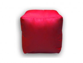 Пуф Куб мини красный в Миньяре - minyar.mebel74.com | фото